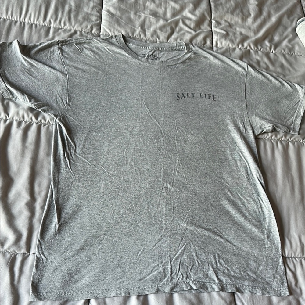 Salt Life Gray Short Sleeve Tee